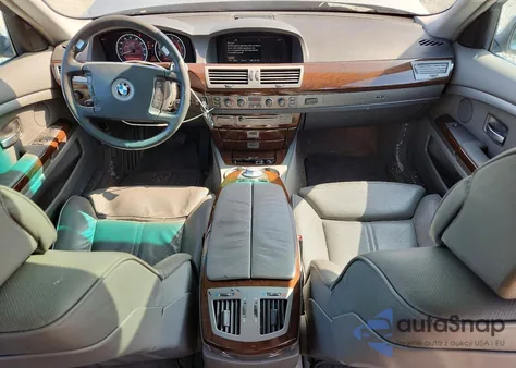 2003 BMW 745 Li z USA, uszkodzony, nr VIN WBAGN63423DR09417